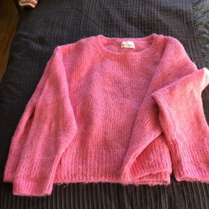 H&M pink wool sweater